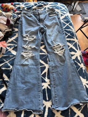 Curvy Super High Rise Flare Jeans - 12R